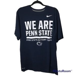 Penn State Nike blue short sleeve active tee. Large